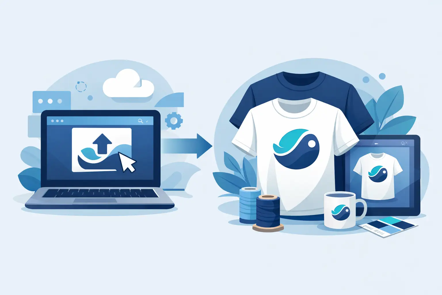 Upload a Logo for Custom Shirts with Confidence
