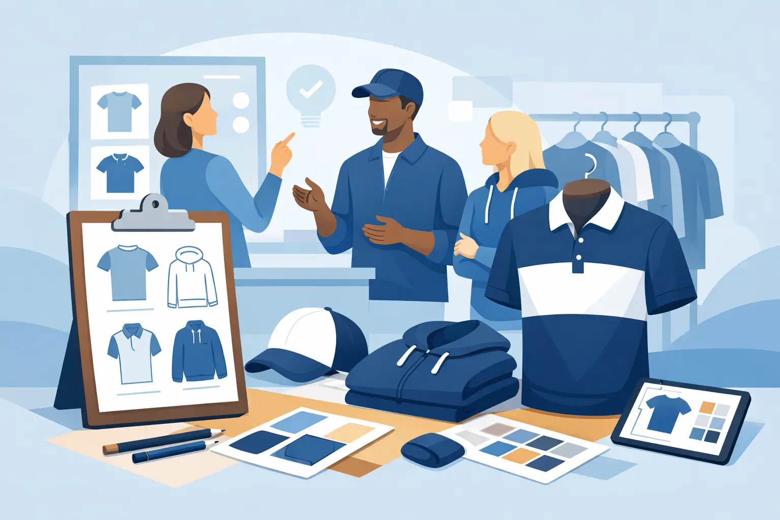 How to Plan Company Apparel Your Team Will Wear
